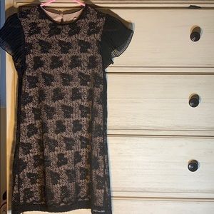 Black lace dress